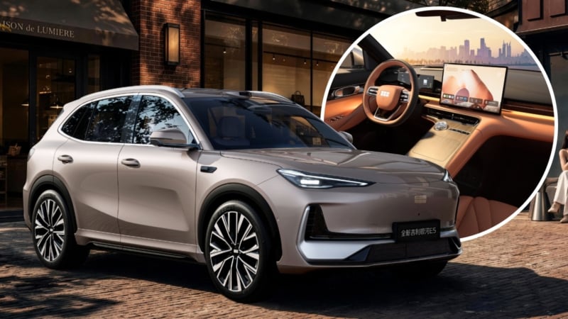 Image for New Geely EX5 revealed officially ahead of launch on September 23