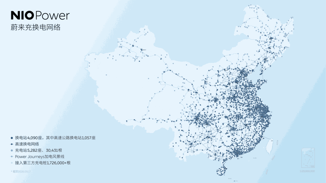 Image for NIO Adds 8 Charging and Battery Swap Stations, Nationwide Total Reaches 9,372