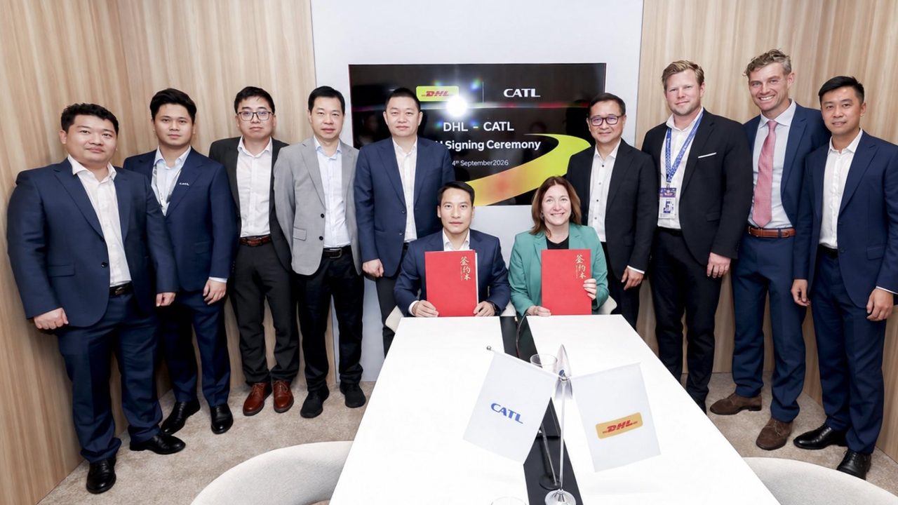 Image for CATL, DHL sign new pact to advance road freight electrification in Europe