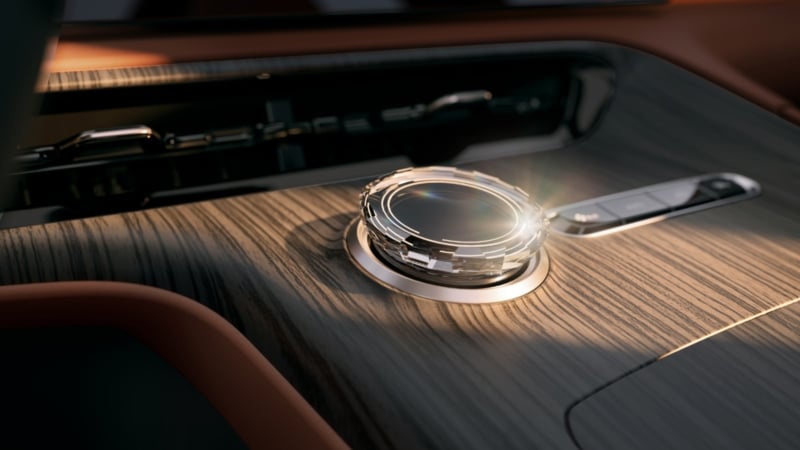 The Geely EX5 interior