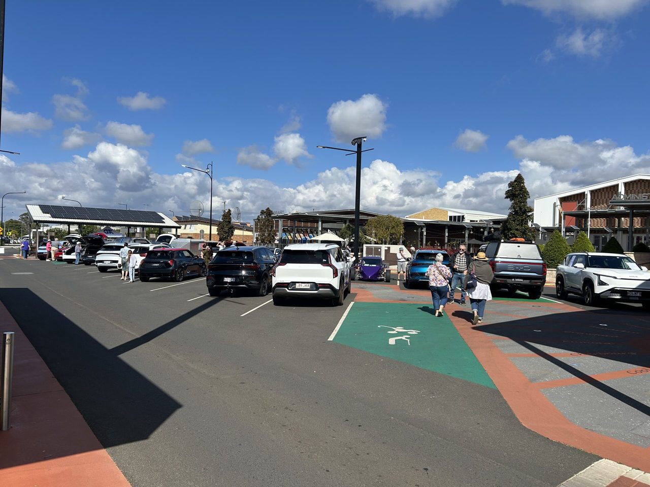Kingaroy EV meet & greet. Photo courtesy Aeva, Qld.