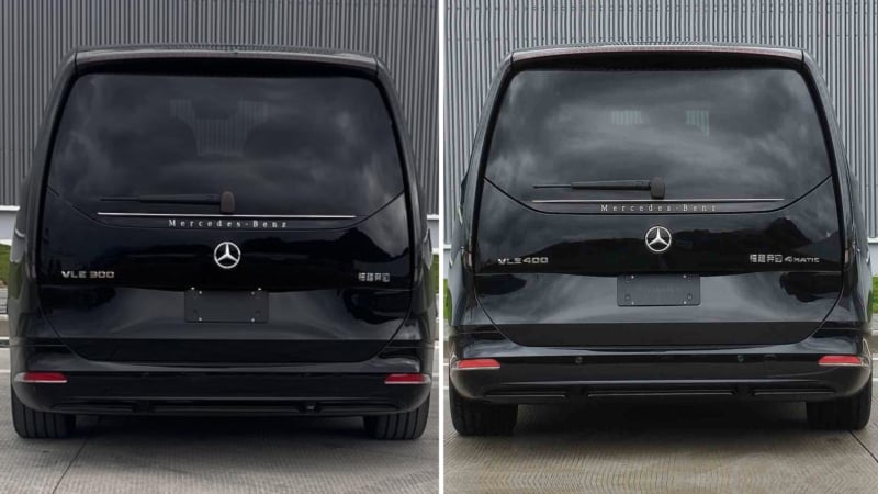 The Mercedes-Benz VLE 300 (left) and the VLE 400