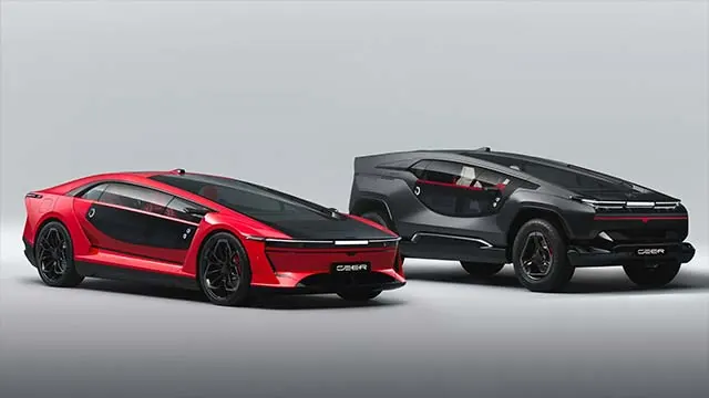 Ceer Exobot Debuts as Saudi Arabia’s First Electric Sedan and SUV
