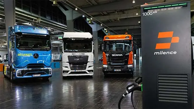Milence and Alpitronic Team Up to Expand Megawatt Charging for Electric Trucks