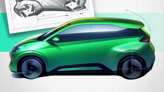 BYD teases larger second-gen Seagull with design sketches