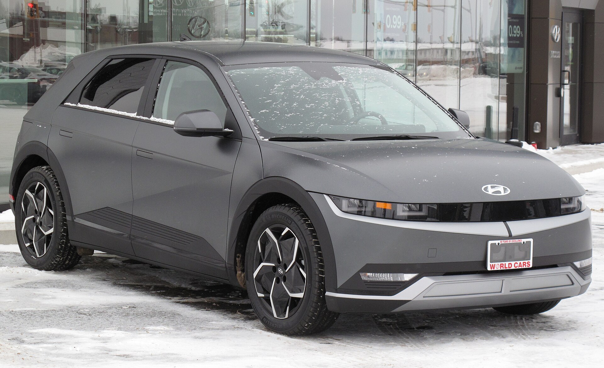 2026 Hyundai Ioniq 5 electric crossover front three-quarter view