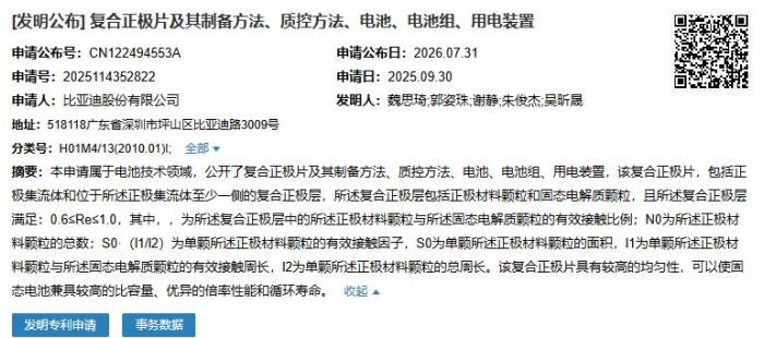 Patents CN122494552A and CN122494553A.